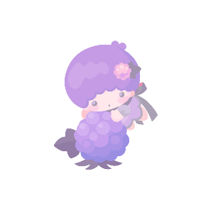 Violet Raspberry Kiki Plushie S