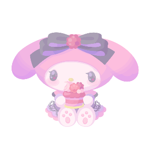 My Melody & Raspberry Tart Plushie L