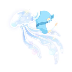 Tuxedosam Surfing the Seas with a Jelly Friend