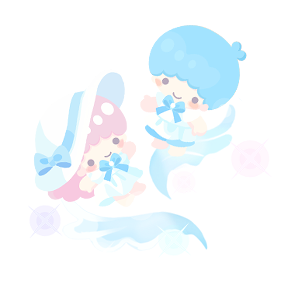 Kiki & Lala On a Shimmering Wave Plushie M