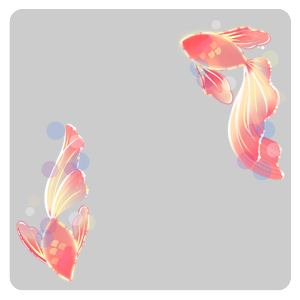 Gliding Goldfish Fireworks Frame