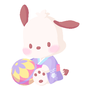 Enjoying New Year's Pochacco Plushie M