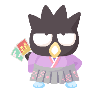 Let's Play Karuta BAD BADTZ-MARU Plushie M