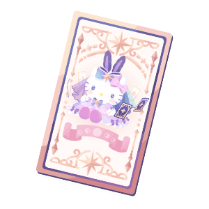 Hello Kitty's Star Tarot Card