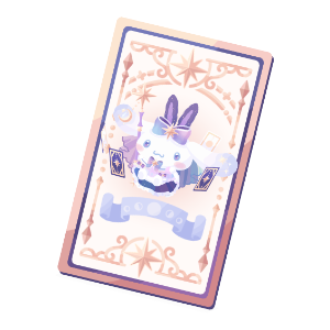 Cinnamoroll's Star Tarot Card