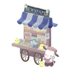 Read All About It! Pochacco's Newspaper Stand