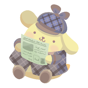 Investigator Pompompurin Plushie L