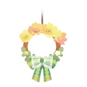 Twilight Flower Wreath