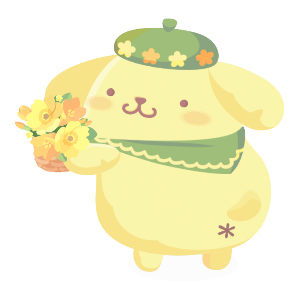 Enjoying the Garden Pompompurin Plushie L