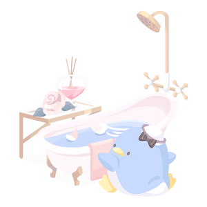 Peaceful Relaxing Time♪ Romantic Bathtub