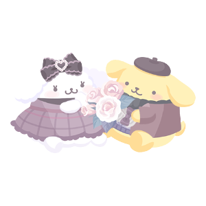 Time for Two♪ Pompompurin & Macaroon Plushie S