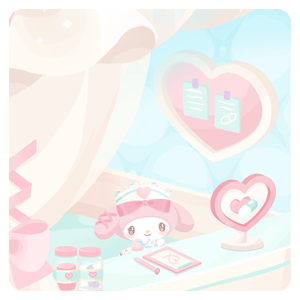 My Melody & Kuromi's Stuffies Hospital Wall