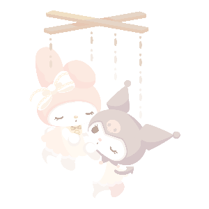 Dance in the Sun My Melody & Kuromi Plushie L