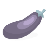 A Farm's Well-Grown Eggplant