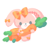 Try Fresh Carrots! BONBONRIBBON Plushie M