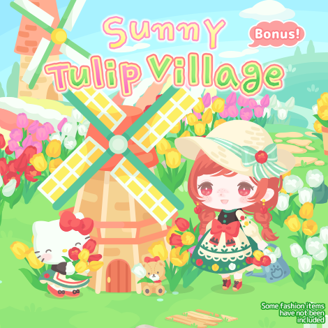 Sunny Tulip Village