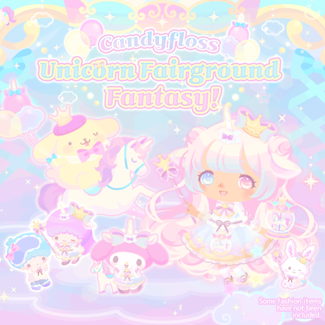 Candyfloss Unicorn Fairground Fantasy!