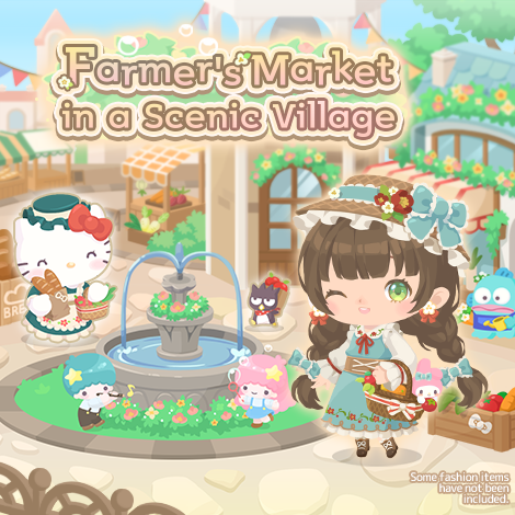 Farmer's Market in a Scenic Village